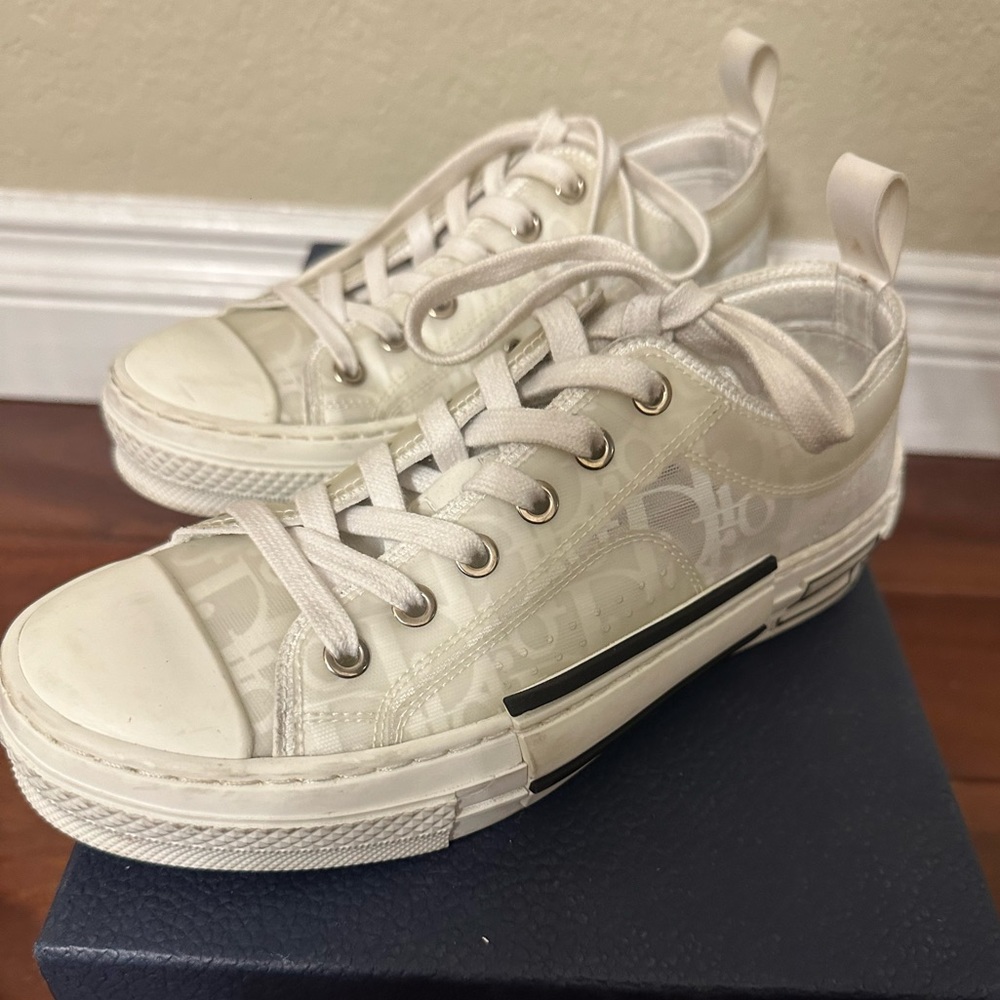 Dior B23 LT Oblique Transparency 060 White/White Size 36